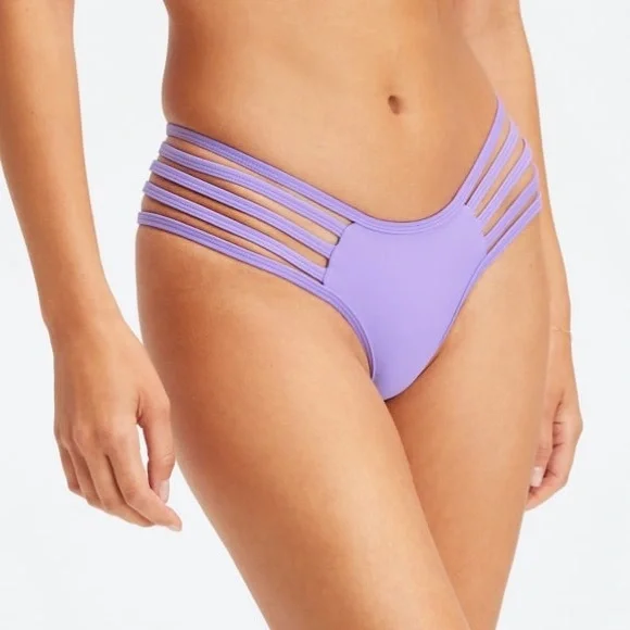 NWT Fabletics Noa strappy bikini bottom sz M - Picture 1 of 7